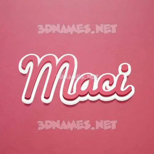 maci in Red Scribble style - 3D name wallpaper maci in Red Scribble style - 3D name wallpaper