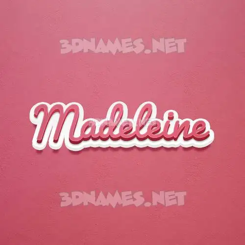 madeleine in Red Scribble style - 3D name wallpaper madeleine in Red Scribble style - 3D name wallpaper