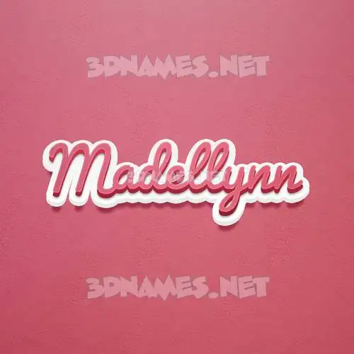 madellynn in Red Scribble style - 3D name wallpaper madellynn in Red Scribble style - 3D name wallpaper