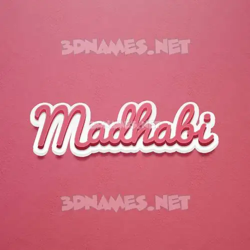 madhabi in Red Scribble style - 3D name wallpaper madhabi in Red Scribble style - 3D name wallpaper