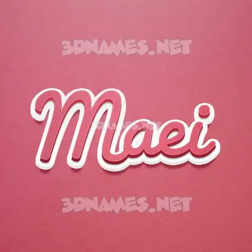 maei in Red Scribble style - 3D name wallpaper maei in Red Scribble style - 3D name wallpaper