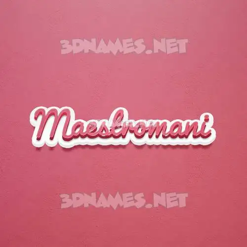 maestromani in Red Scribble style - 3D name wallpaper maestromani in Red Scribble style - 3D name wallpaper