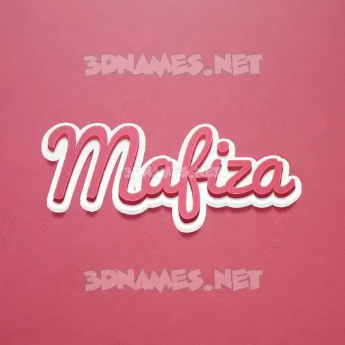 mafiza in Red Scribble style - 3D name wallpaper mafiza in Red Scribble style - 3D name wallpaper