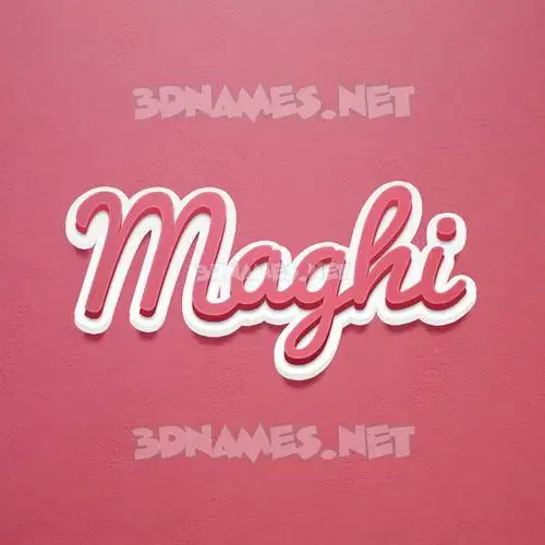 maghi in Red Scribble style - 3D name wallpaper maghi in Red Scribble style - 3D name wallpaper