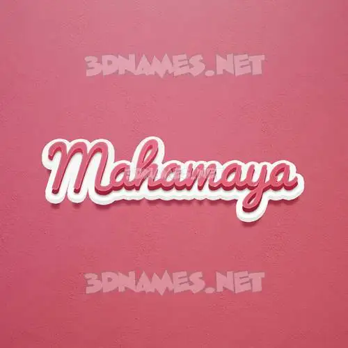 mahamaya in Red Scribble style - 3D name wallpaper mahamaya in Red Scribble style - 3D name wallpaper