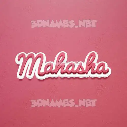 mahasha in Red Scribble style - 3D name wallpaper mahasha in Red Scribble style - 3D name wallpaper