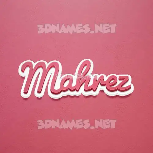 mahrez in Red Scribble style - 3D name wallpaper mahrez in Red Scribble style - 3D name wallpaper