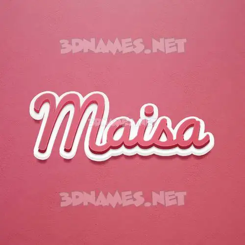 maisa in Red Scribble style - 3D name wallpaper maisa in Red Scribble style - 3D name wallpaper