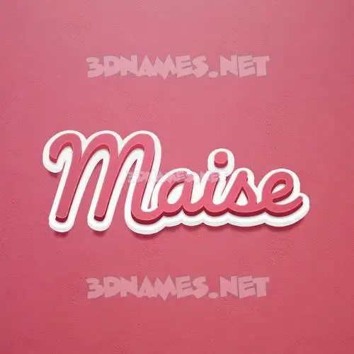 maise in Red Scribble style - 3D name wallpaper maise in Red Scribble style - 3D name wallpaper