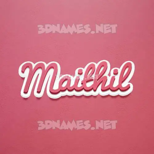 maithil in Red Scribble style - 3D name wallpaper maithil in Red Scribble style - 3D name wallpaper