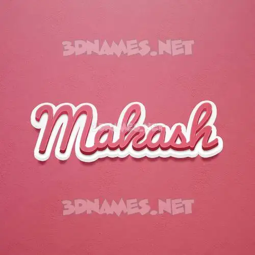 makash in Red Scribble style - 3D name wallpaper makash in Red Scribble style - 3D name wallpaper