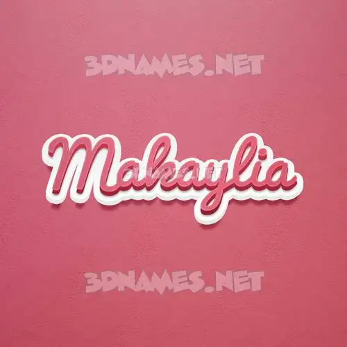 makaylia in Red Scribble style - 3D name wallpaper makaylia in Red Scribble style - 3D name wallpaper