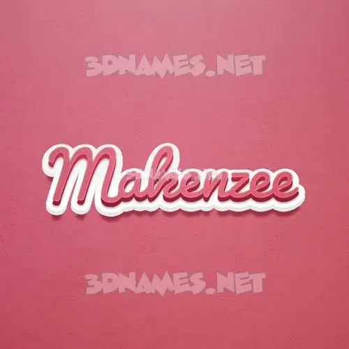 makenzee in Red Scribble style - 3D name wallpaper makenzee in Red Scribble style - 3D name wallpaper