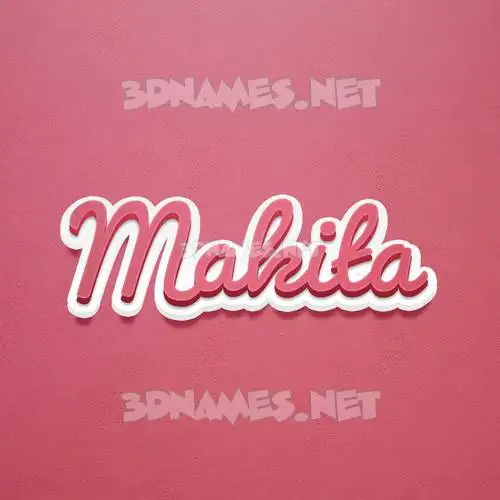 makita in Red Scribble style - 3D name wallpaper makita in Red Scribble style - 3D name wallpaper