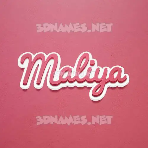 maliya in Red Scribble style - 3D name wallpaper maliya in Red Scribble style - 3D name wallpaper