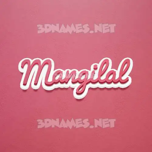 mangilal in Red Scribble style - 3D name wallpaper mangilal in Red Scribble style - 3D name wallpaper