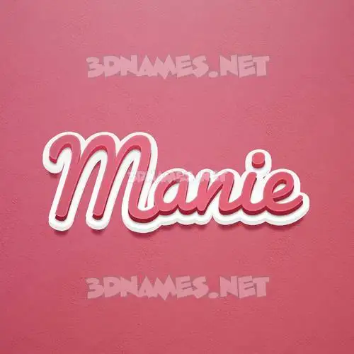 manie in Red Scribble style - 3D name wallpaper manie in Red Scribble style - 3D name wallpaper