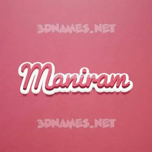 maniram in Red Scribble style - 3D name wallpaper maniram in Red Scribble style - 3D name wallpaper