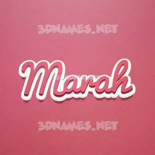 marah in Red Scribble style - 3D name wallpaper marah in Red Scribble style - 3D name wallpaper