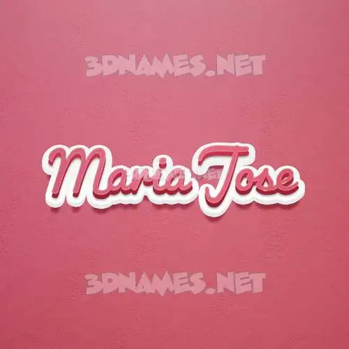 maria jose in Red Scribble style - 3D name wallpaper maria jose in Red Scribble style - 3D name wallpaper