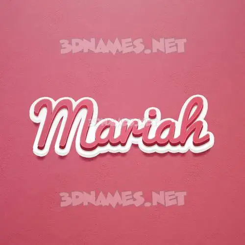 mariah in Red Scribble style - 3D name wallpaper mariah in Red Scribble style - 3D name wallpaper
