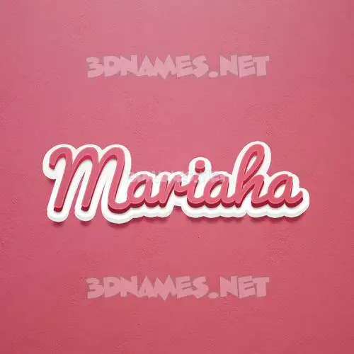 mariaha in Red Scribble style - 3D name wallpaper mariaha in Red Scribble style - 3D name wallpaper