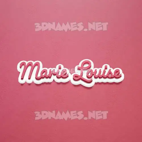 marie louise in Red Scribble style - 3D name wallpaper marie louise in Red Scribble style - 3D name wallpaper