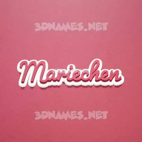 mariechen in Red Scribble style - 3D name wallpaper mariechen in Red Scribble style - 3D name wallpaper