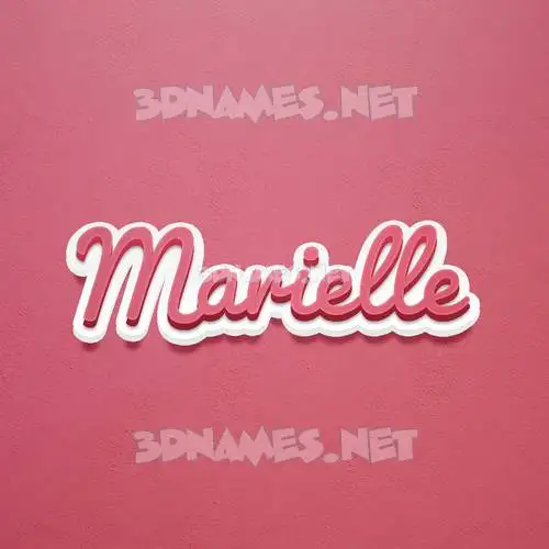 marielle in Red Scribble style - 3D name wallpaper marielle in Red Scribble style - 3D name wallpaper