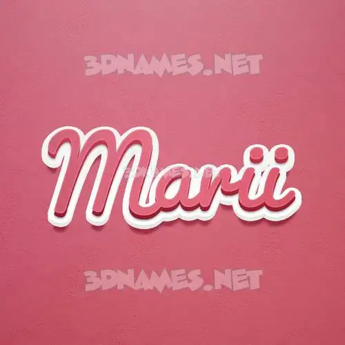 marii in Red Scribble style - 3D name wallpaper marii in Red Scribble style - 3D name wallpaper
