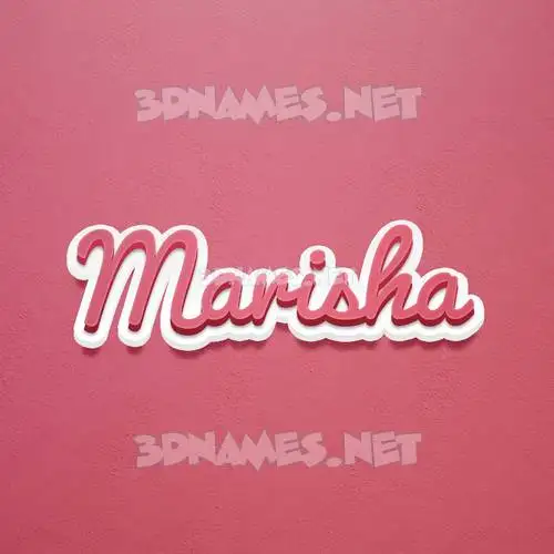 marisha in Red Scribble style - 3D name wallpaper marisha in Red Scribble style - 3D name wallpaper