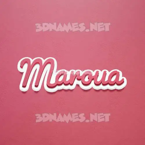 maroua in Red Scribble style - 3D name wallpaper maroua in Red Scribble style - 3D name wallpaper