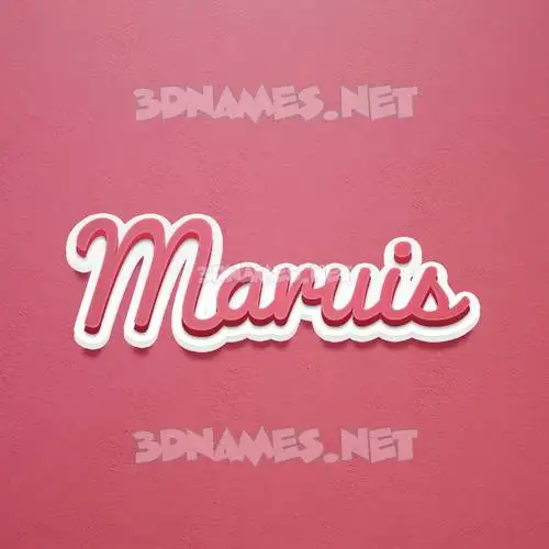 maruis in Red Scribble style - 3D name wallpaper maruis in Red Scribble style - 3D name wallpaper