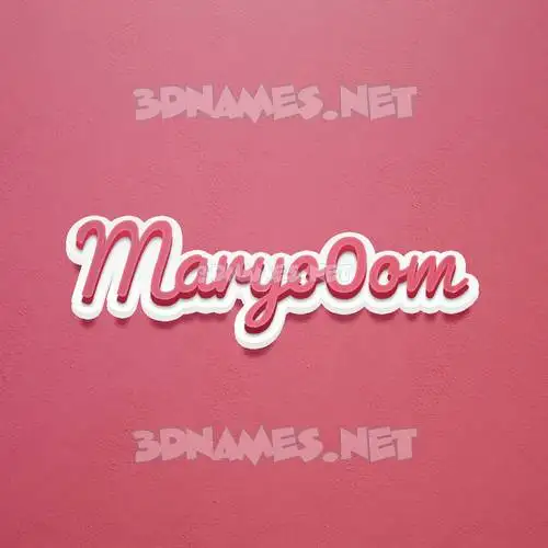 maryo0om in Red Scribble style - 3D name wallpaper maryo0om in Red Scribble style - 3D name wallpaper