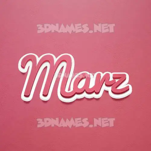 marz in Red Scribble style - 3D name wallpaper marz in Red Scribble style - 3D name wallpaper