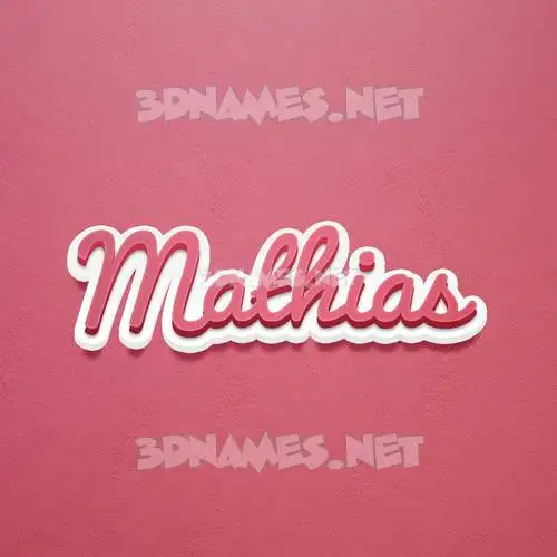 mathias in Red Scribble style - 3D name wallpaper mathias in Red Scribble style - 3D name wallpaper