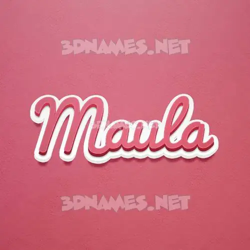 maula in Red Scribble style - 3D name wallpaper maula in Red Scribble style - 3D name wallpaper