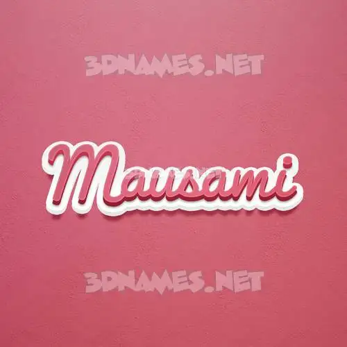 mausami in Red Scribble style - 3D name wallpaper mausami in Red Scribble style - 3D name wallpaper