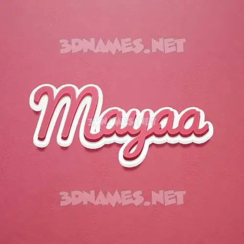 mayaa in Red Scribble style - 3D name wallpaper mayaa in Red Scribble style - 3D name wallpaper