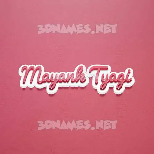 mayank tyagi in Red Scribble style - 3D name wallpaper mayank tyagi in Red Scribble style - 3D name wallpaper