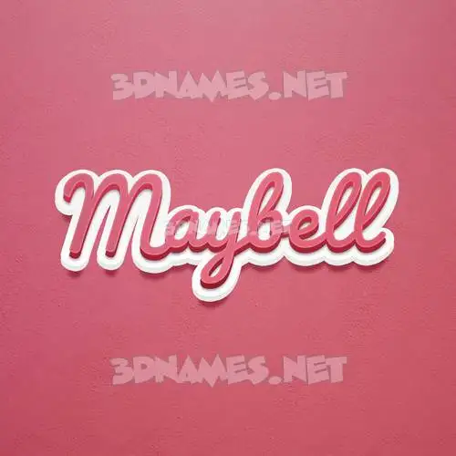 maybell in Red Scribble style - 3D name wallpaper maybell in Red Scribble style - 3D name wallpaper