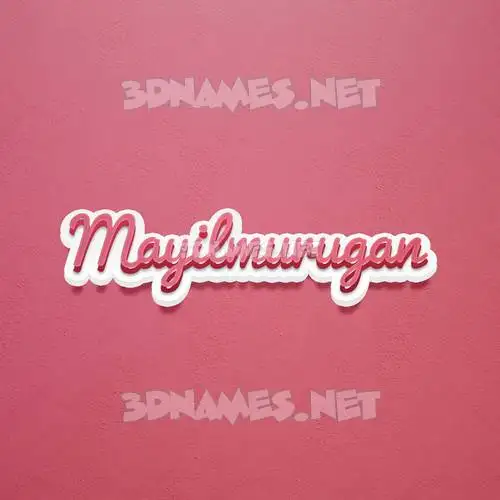 mayilmurugan in Red Scribble style - 3D name wallpaper mayilmurugan in Red Scribble style - 3D name wallpaper