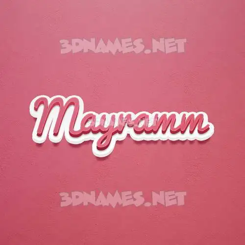 mayramm in Red Scribble style - 3D name wallpaper mayramm in Red Scribble style - 3D name wallpaper