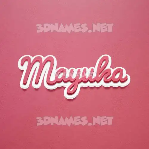 mayuka in Red Scribble style - 3D name wallpaper mayuka in Red Scribble style - 3D name wallpaper