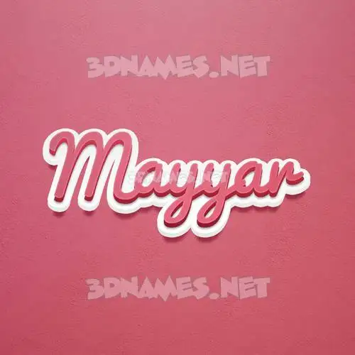 mayyar in Red Scribble style - 3D name wallpaper mayyar in Red Scribble style - 3D name wallpaper