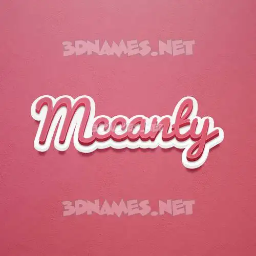 mccanty in Red Scribble style - 3D name wallpaper mccanty in Red Scribble style - 3D name wallpaper