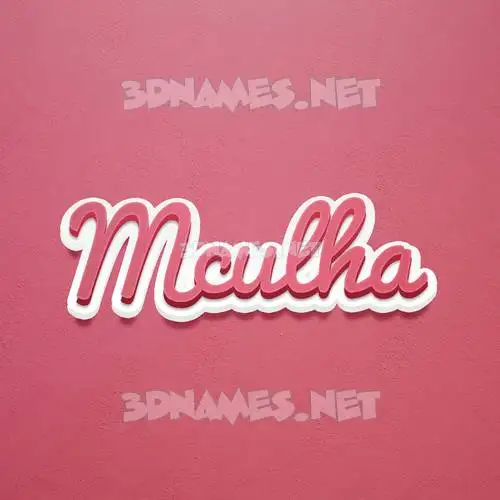 mculha in Red Scribble style - 3D name wallpaper mculha in Red Scribble style - 3D name wallpaper