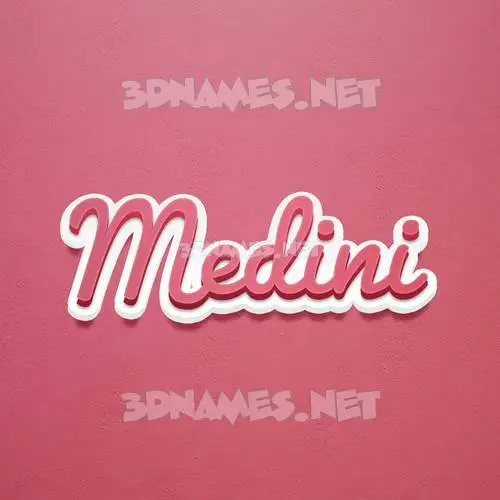 medini in Red Scribble style - 3D name wallpaper medini in Red Scribble style - 3D name wallpaper
