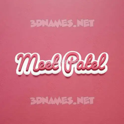 meet patel in Red Scribble style - 3D name wallpaper meet patel in Red Scribble style - 3D name wallpaper