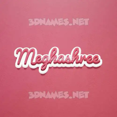 meghashree in Red Scribble style - 3D name wallpaper meghashree in Red Scribble style - 3D name wallpaper